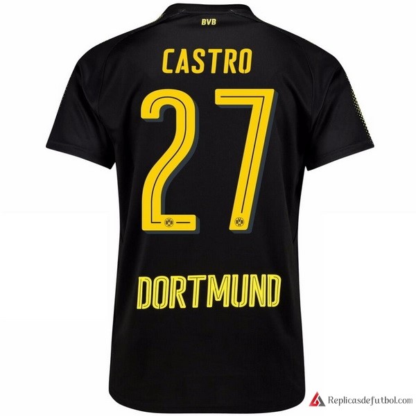 Camiseta Borussia Dortmund Segunda equipación Castro 2017-2018